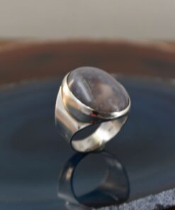 925 ασημένιο δαχτυλίδι με αχάτη