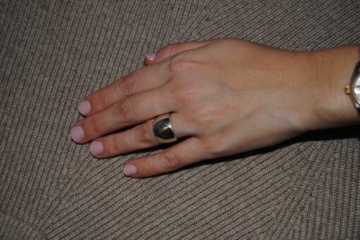 Ασημένιο σετ δαχτυλίδι σκουλαρίκια